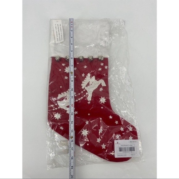 Balsam Hill Flying Reindeer Christmas Stocking - Picture 2 of 6